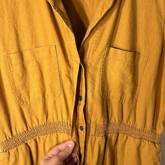 Universal Thread Mustard Romper - Picture 3 of 5